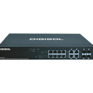 DG-GS1512HP – Digisol 8 Port Web Managed Gigabit Ethernet PoE Switch + 4 Combo Ports