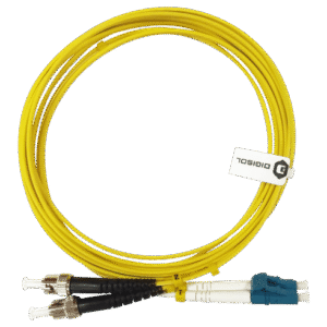 Digisol Channel SCS Patch Cord, SM(OS2), Duplex ST-LC, PC, 3M, LSZH