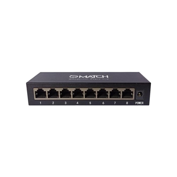 8 Port Ethernet Switch 10/100 with metal Casing - Image 1