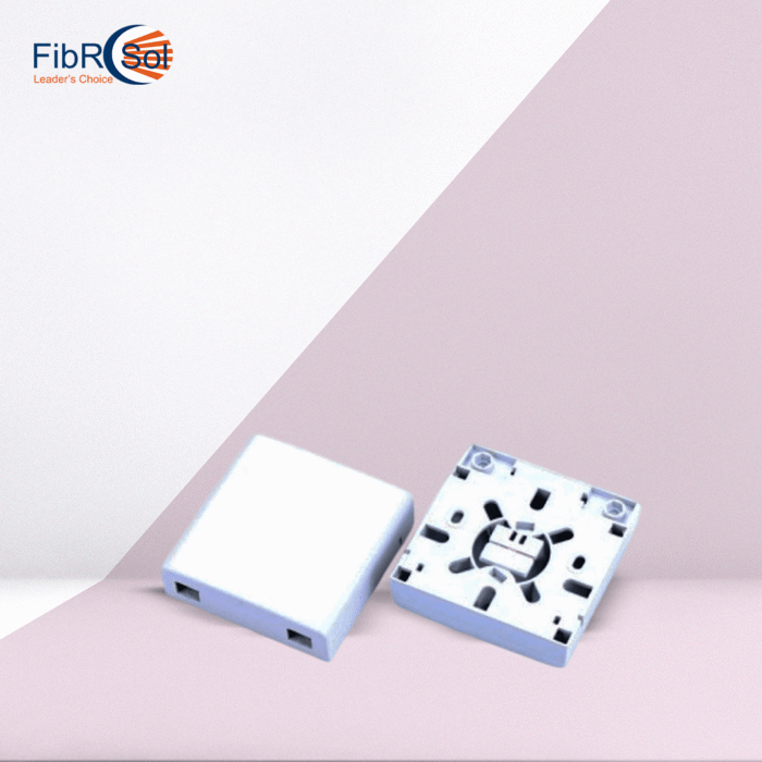 FTTH Wall Outlet (Indoor Termination Box White) - Image 1