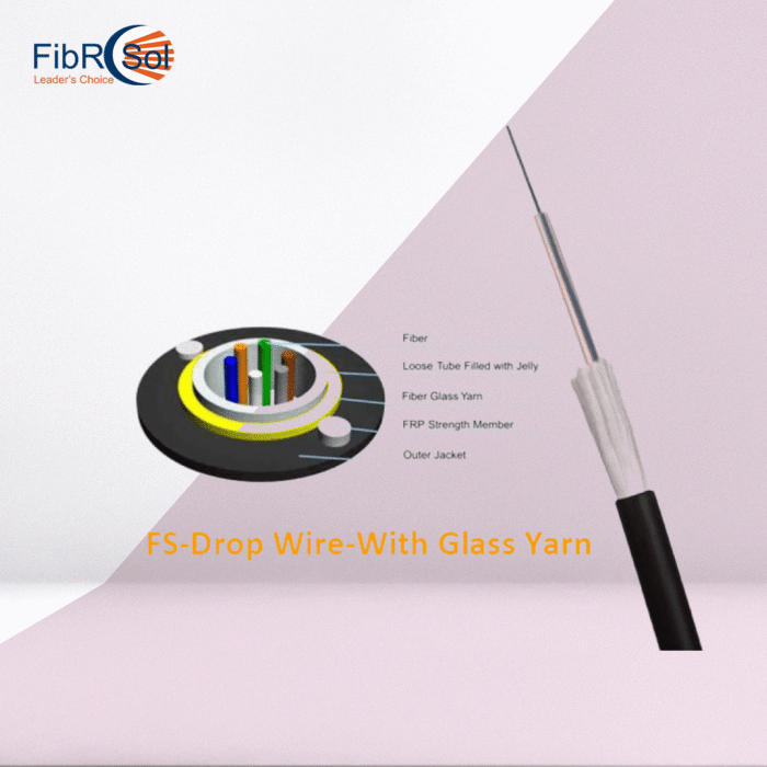FS-Drop Wire-With Glass Yarn - Image 1