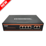DIGISOL 4 Port PoE Fast Ethernet Unmanaged Switch with 2 Uplink Ports – DG-FS1006PF-B