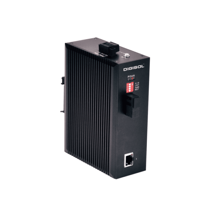 DG-MC6123I Series – Digisol Industrial Grade Media Converter - Image 1