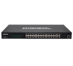 DG-GS1528HP/C – Digisol 24 Port Layer 2 Web managed Gigabit Ethernet PoE+ Switch with 2 Giga Combo Ports + 2 Gigabit SFP Ports