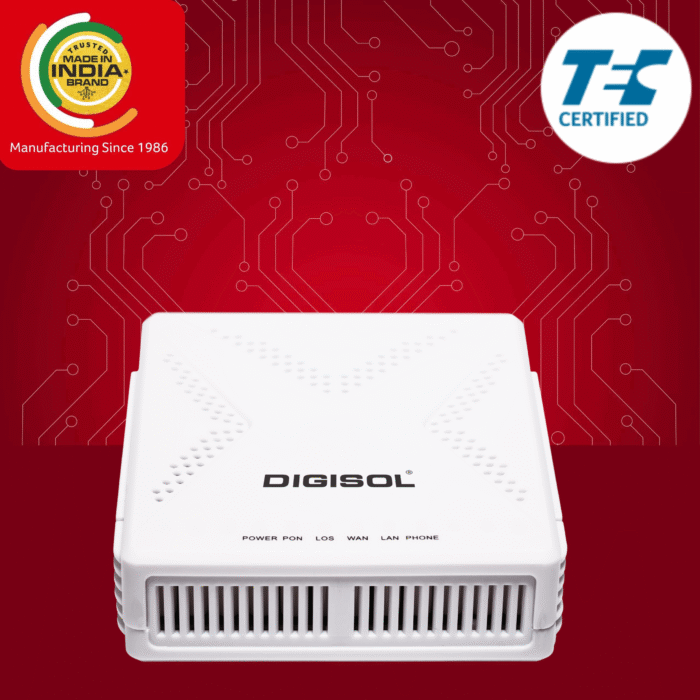 DG-GR6011 – DIGISOL XPON ONU Router with 1 PON, 1 Gigabit LAN Port & 1 FXS Port - Image 1