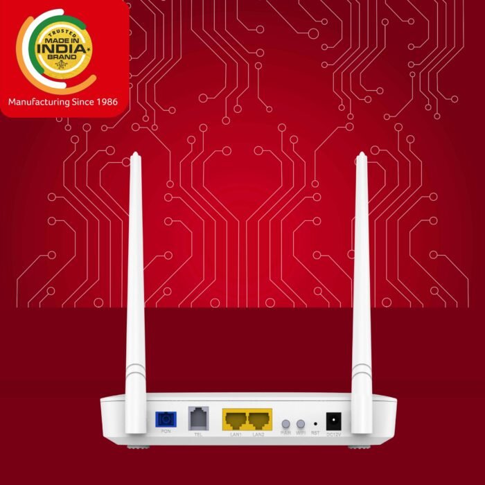 DG-GR1321 – Digisol XPON ONU 300Mbps Wi-Fi Router with 1 PON, 1 GE & 1 FE Port, 1 FXS Port | MADE IN INDIA - Image 3